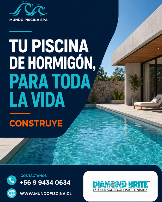 Construcción de piscinas de hormigón Mundo Piscina